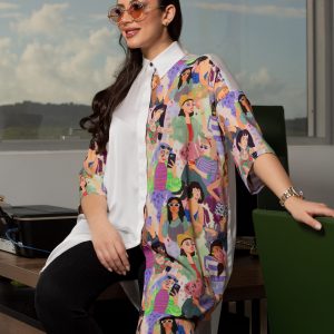 CHEMISE "POP ART" ALL-OVER